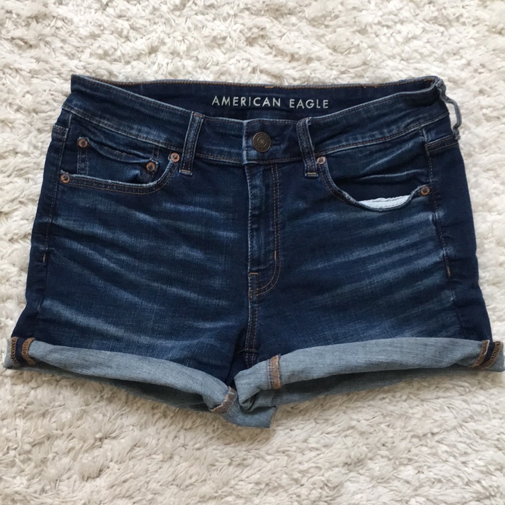 American Eagle Midi Jean Shorts